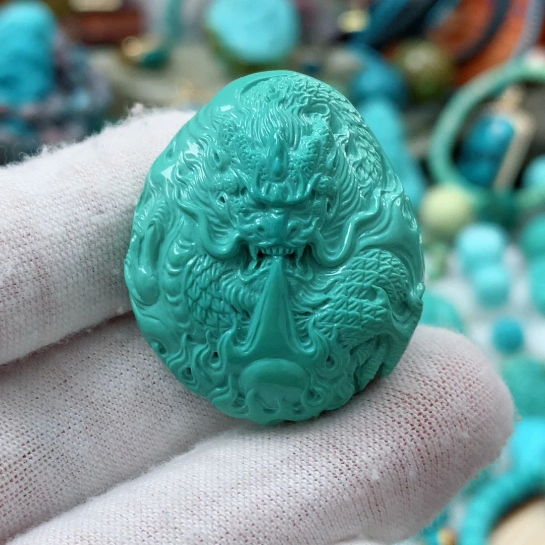 绿松石珠宝奇石未镶嵌