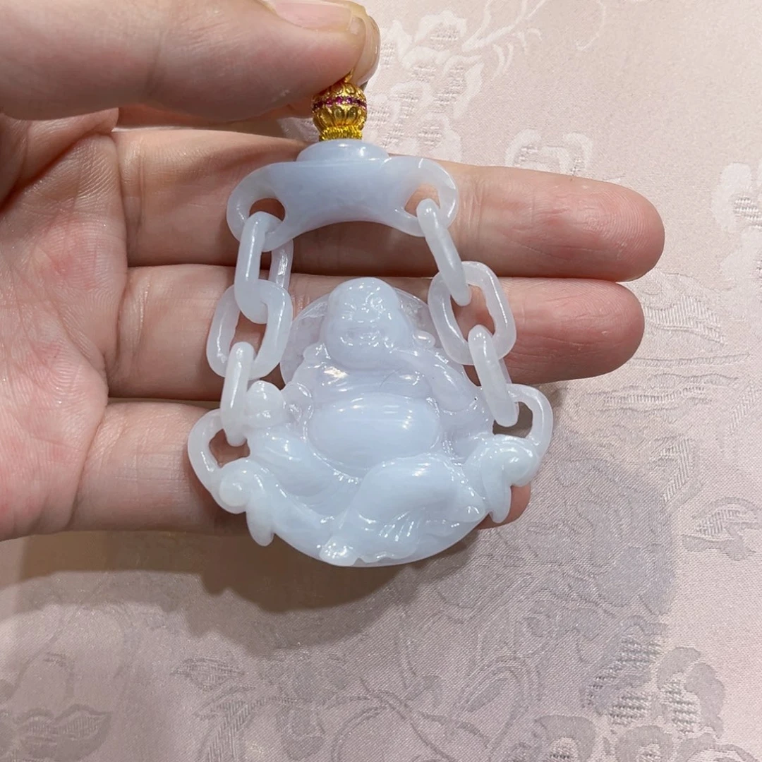 翡翠合金吊坠(赠链)