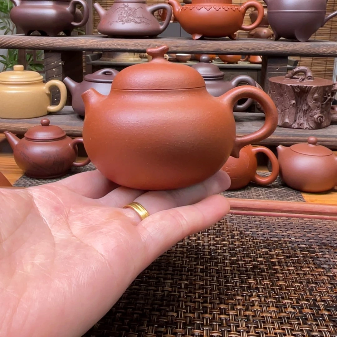 茶壶紫砂宜兴原矿紫砂手工制140