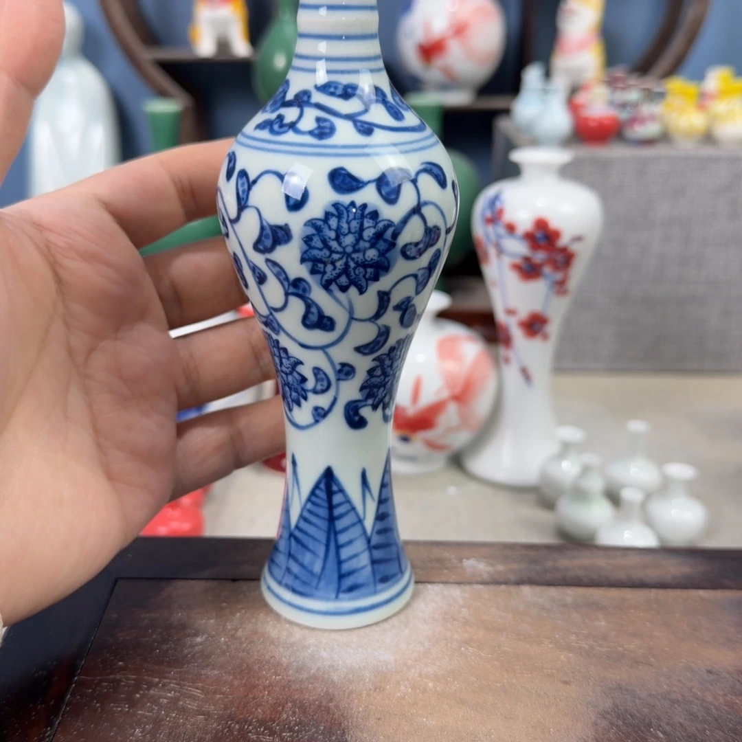 陶瓷手工小花器摆件