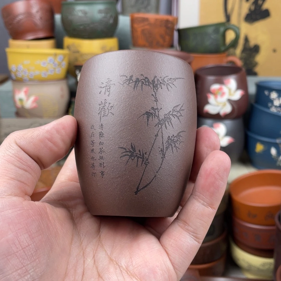 紫砂茶杯紫砂茶杯