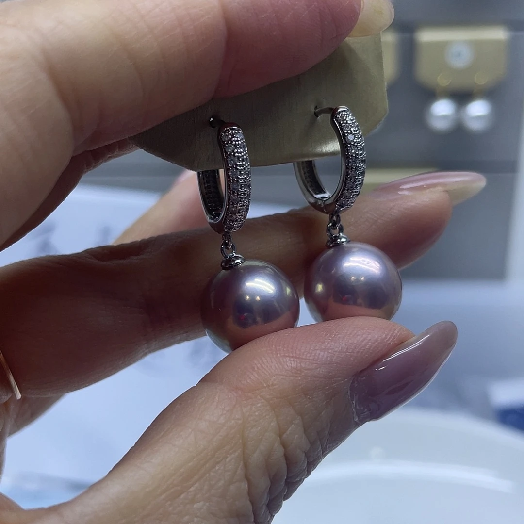 淡水珍珠未镶嵌耳饰