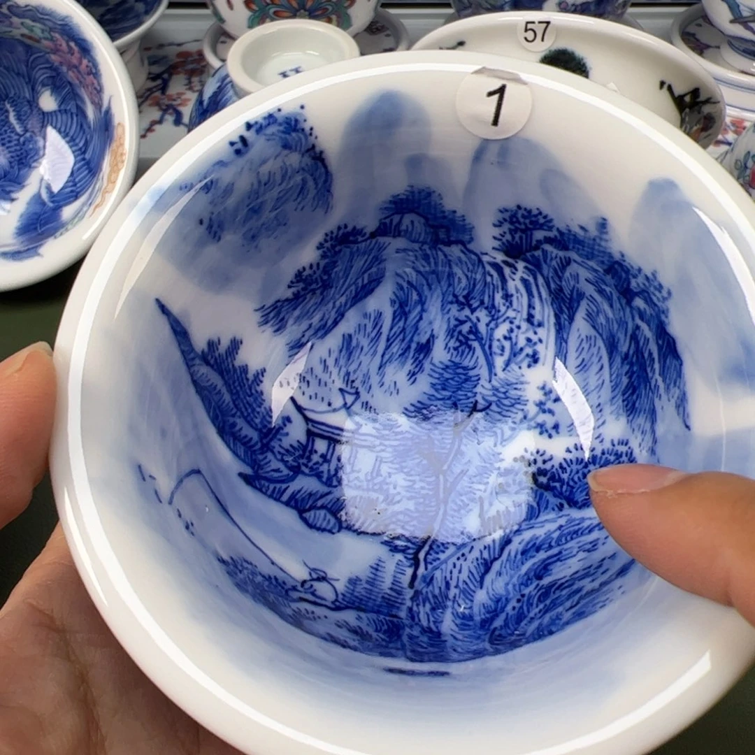 陶瓷景德镇纯手工纯手绘茶具木木1