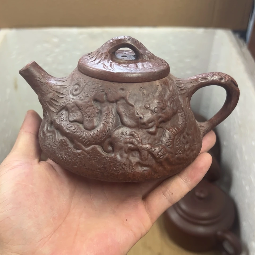 茶壶紫砂宜兴原矿紫砂壶300毫升容量