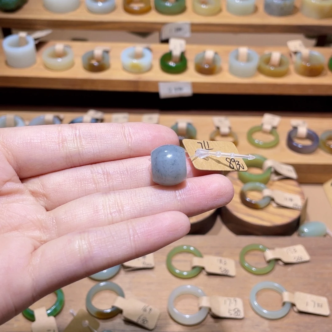 和田玉戒指未镶嵌711