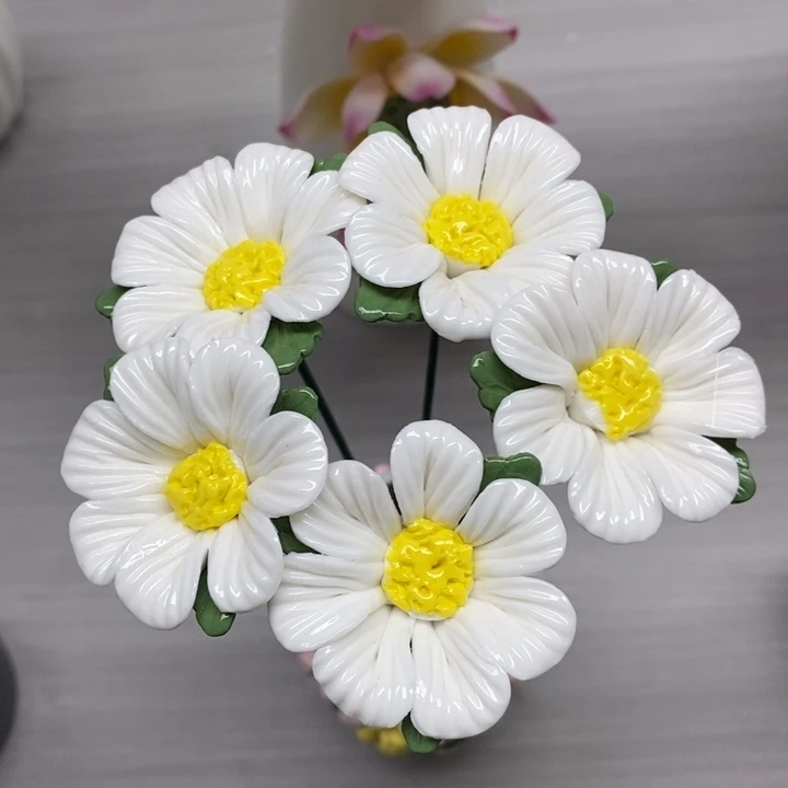 陶瓷陶瓷材料小雏菊