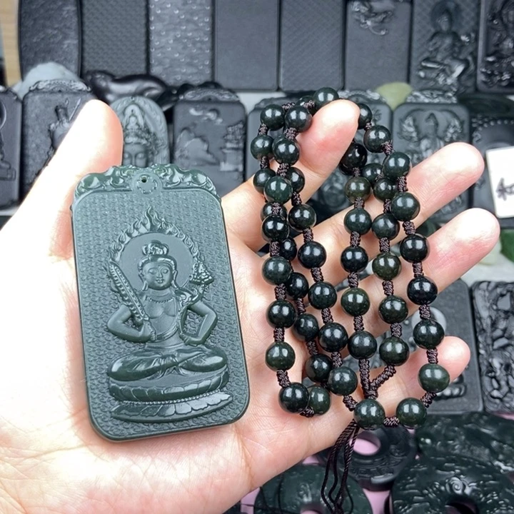 颈饰未镶嵌和田玉余****福