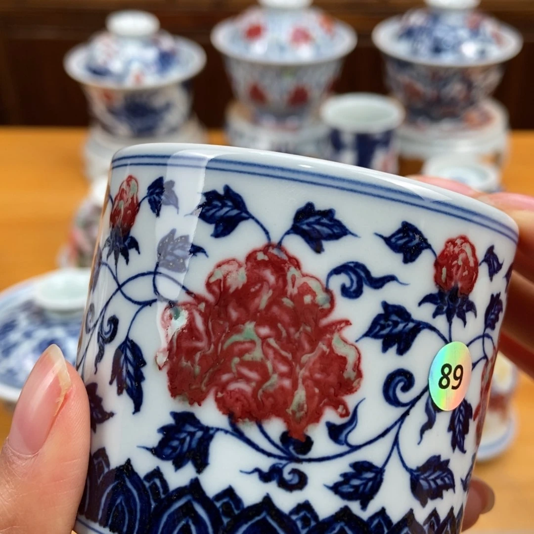 手绘现代茶具非古董