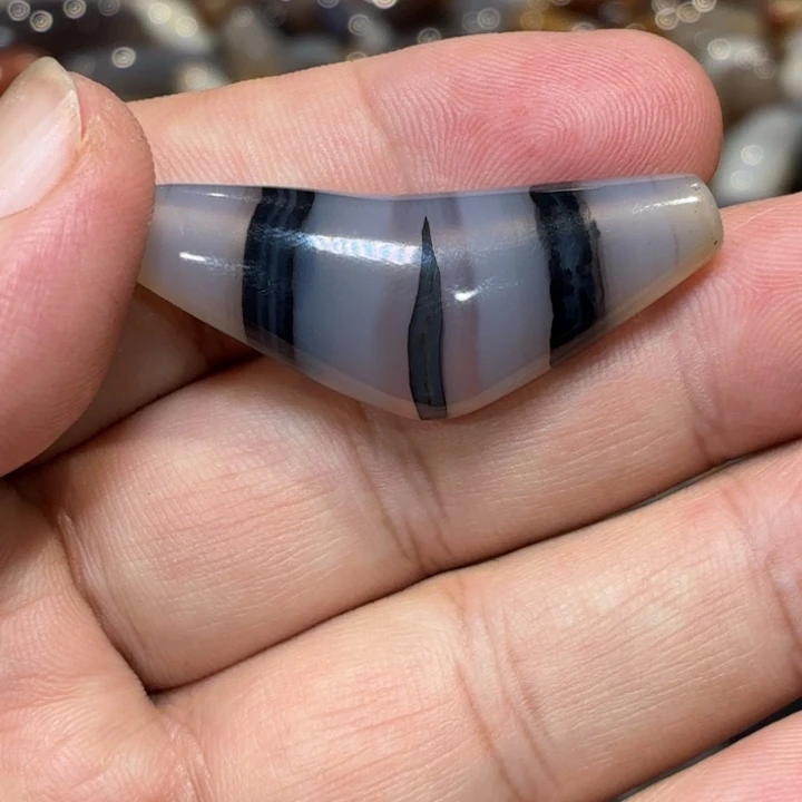 玛瑙/玉髓散珠_HEIMORI 天然天珠