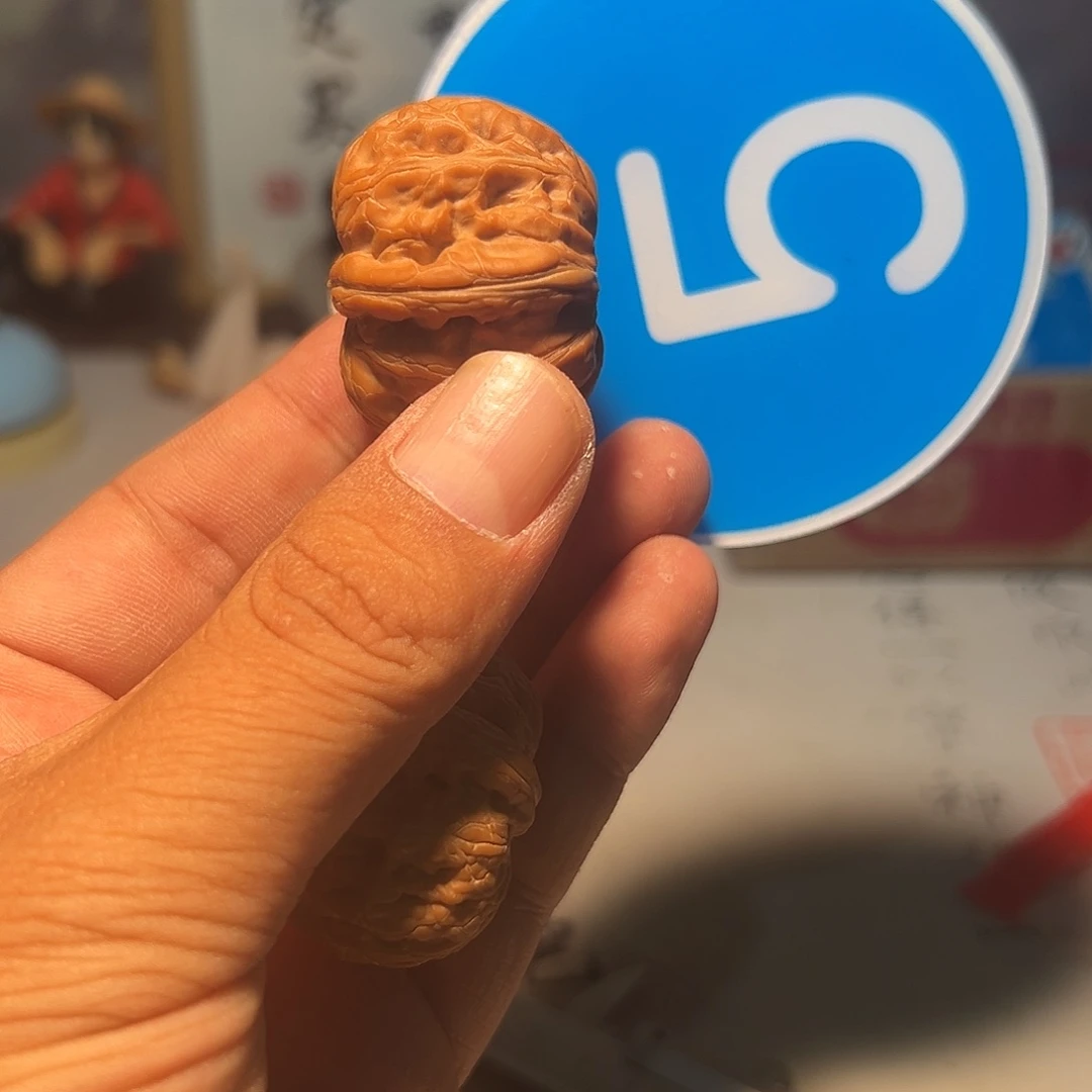 贰***贰文玩核桃，蓝色005号