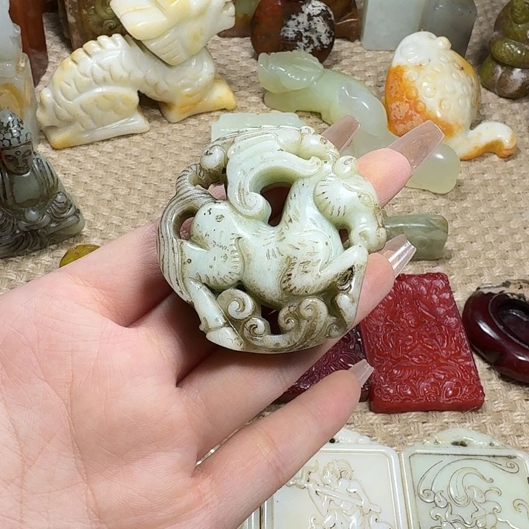 白玉菩提吊坠挂件