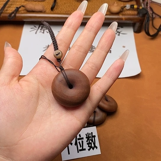 檀香木手串/手链平安扣（小）瑕疵