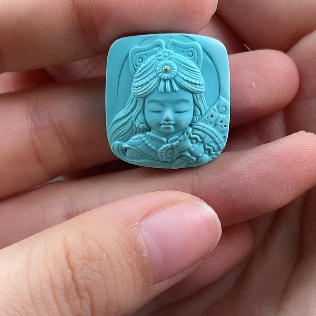 绿松石珠宝奇石未镶嵌