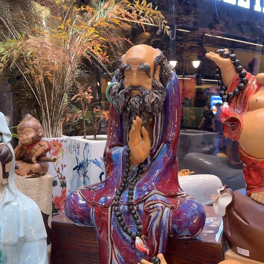 陶瓷60厘米高度达摩祖师