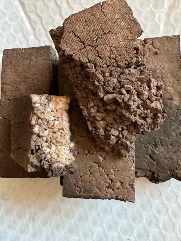 豆芽家烟熏胶泥白土颗粒土条