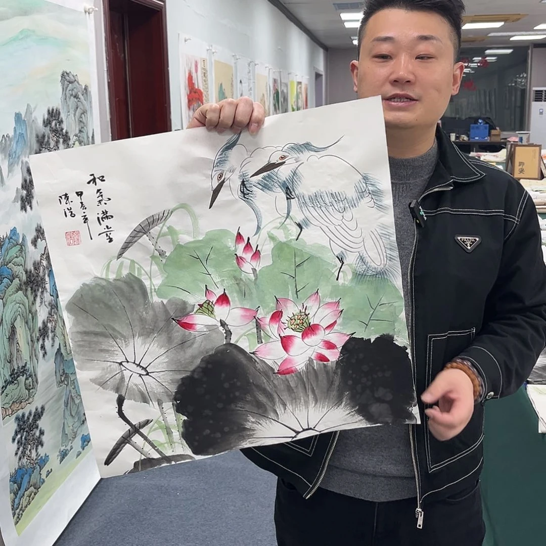 国画宣纸国画作品纯手绘