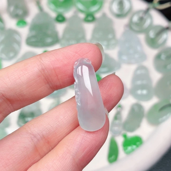 颈饰未镶嵌翡翠缅甸天然A货翡翠