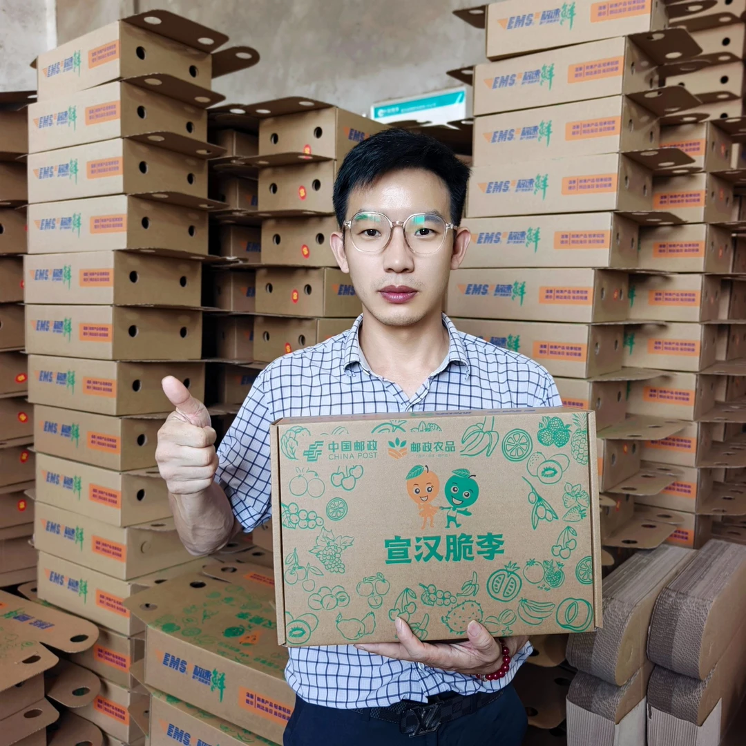 【萧华江专属】四川脱骨李宣汉青脆李脆甜新鲜水果5斤牛皮纸箱优果