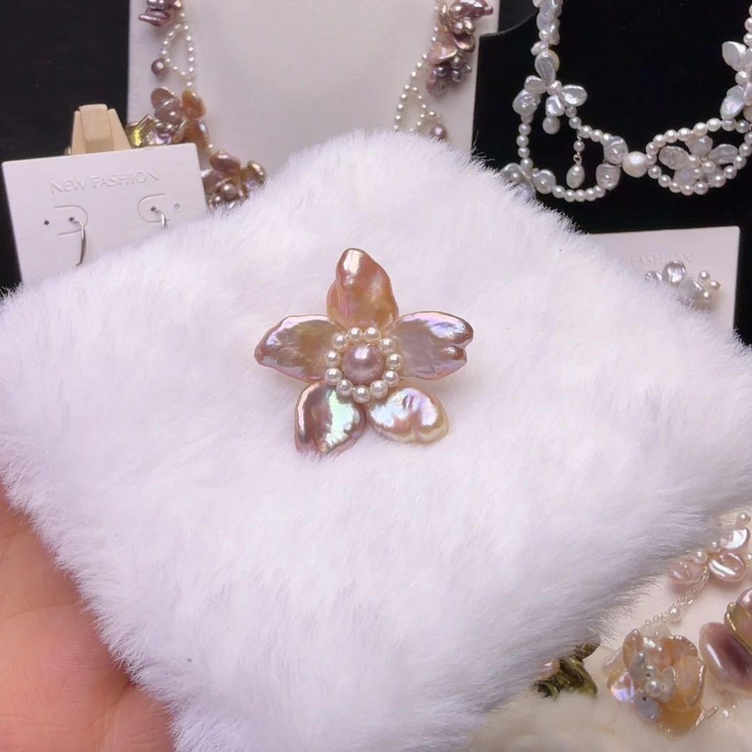 花岗石纯铜锡合金纯铜胸针