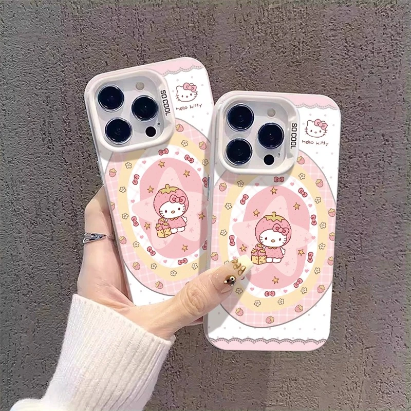 星星凯蒂猫适用苹果17手机壳新款华为创意vivo高级小米15oppo防摔