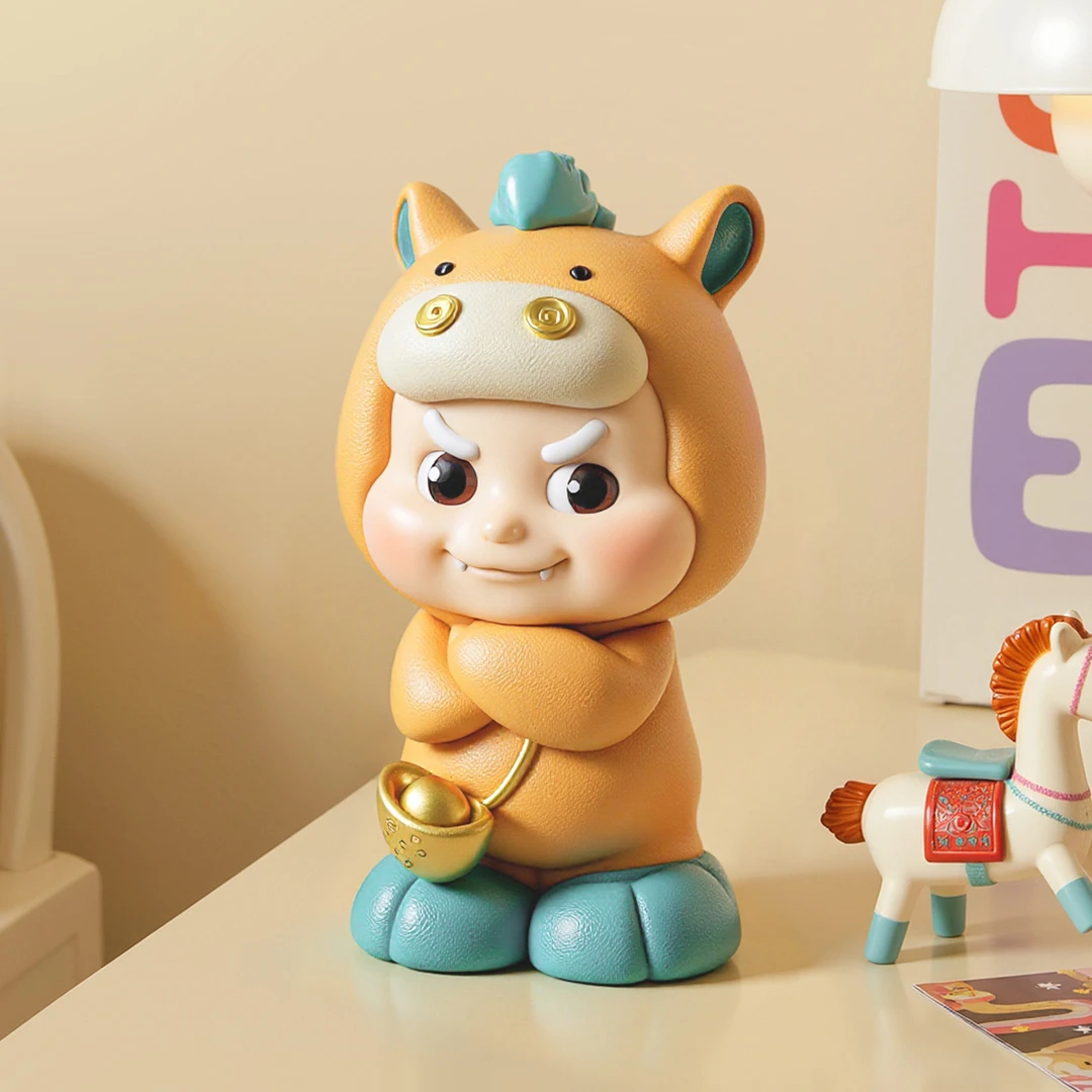 贝汉美工位稳定情绪神器客厅玄关创意桌面装饰品高级感小众马摆件