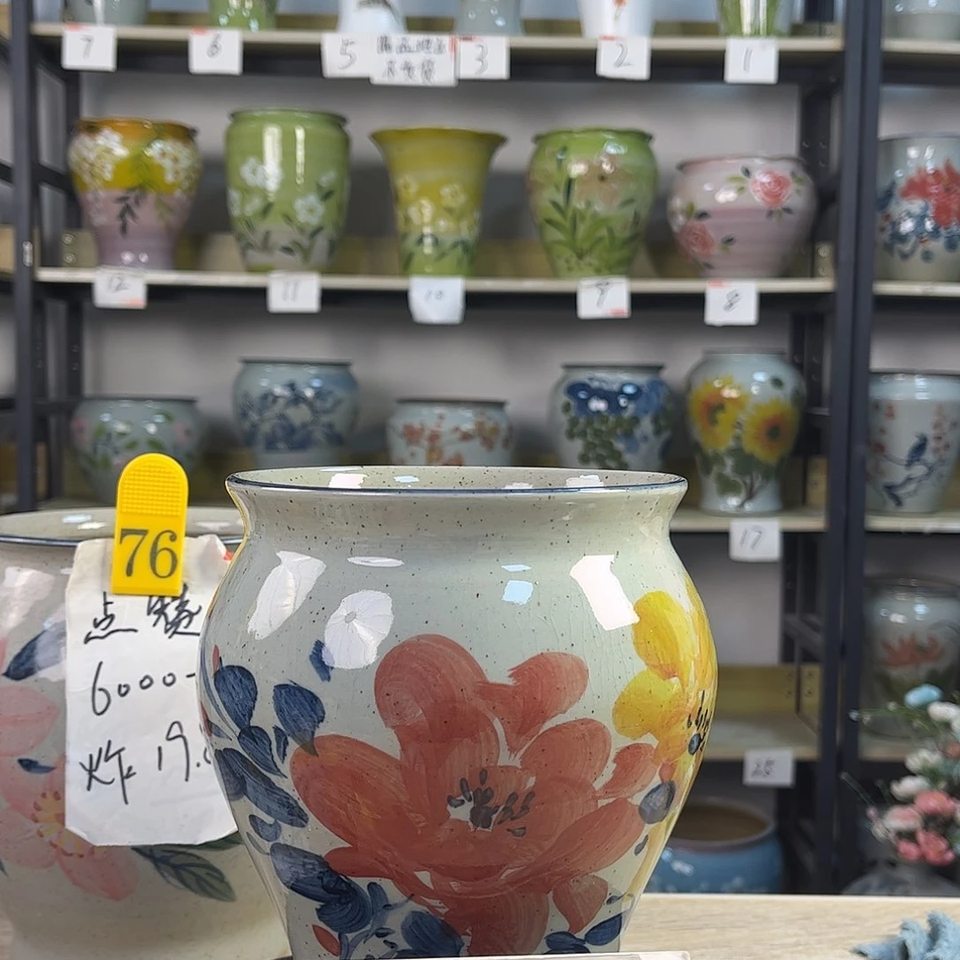 罐1tc景德镇陶瓷花盆