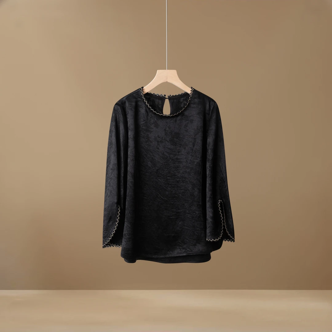 小董服饰2025-WG077新款百搭潮流新中式衬衫