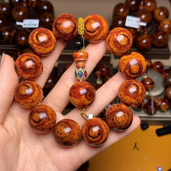 花梨木类手串/手链用****8黄花梨风化料老挝花梨土埋料