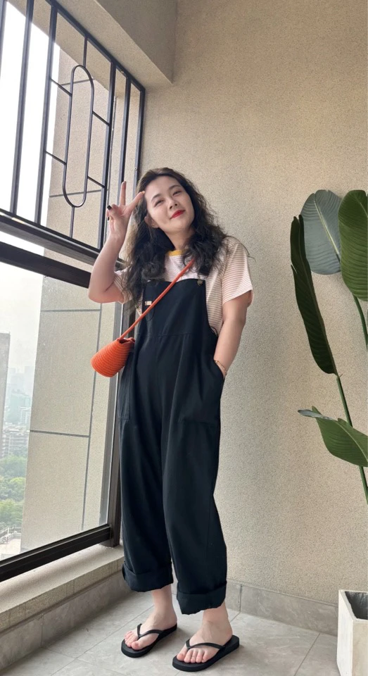 减龄背带裤两件套 休闲上衣宽松工装套装女夏季