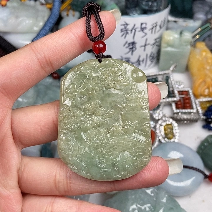颈饰未镶嵌翡翠翡翠