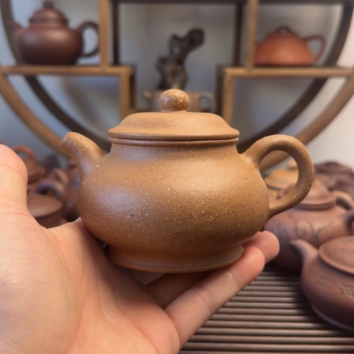 紫砂茶壶潘壶260cc台西梨皮老段