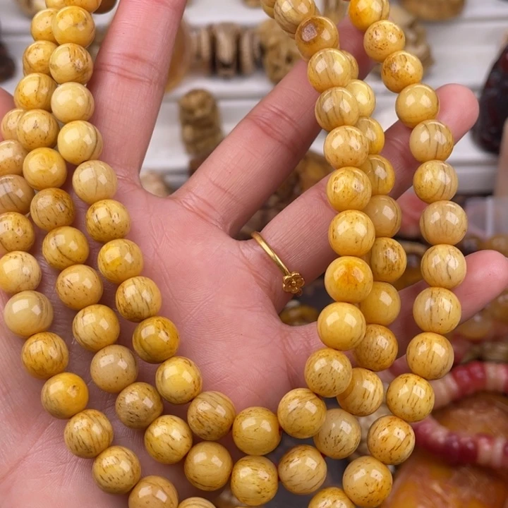 驼骨其他鹿角圆珠10/108