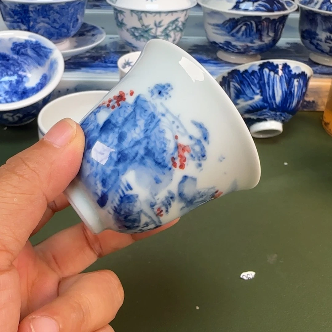 景德镇纯手绘茶具圆圆227