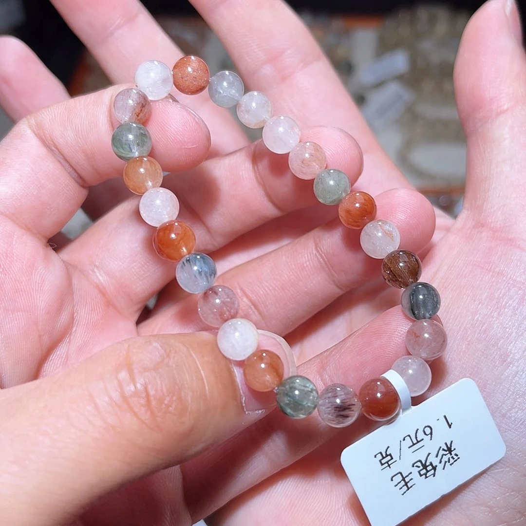 水晶手链未镶嵌186号主图手串  7+
