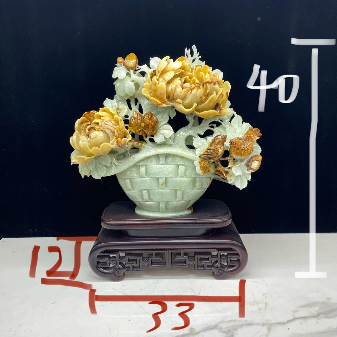 花开富贵摆件手工制作工艺流程大全玄关创意