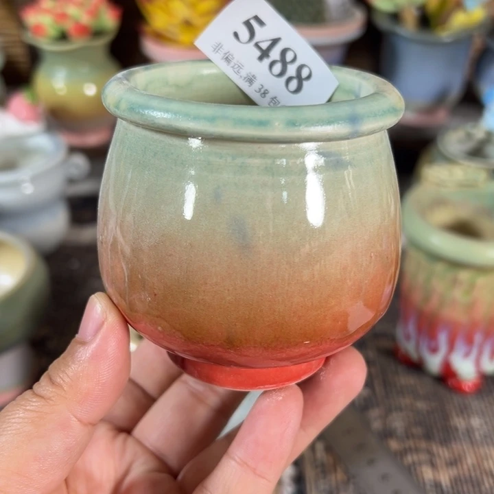 口5高7 手工花盆满30包邮