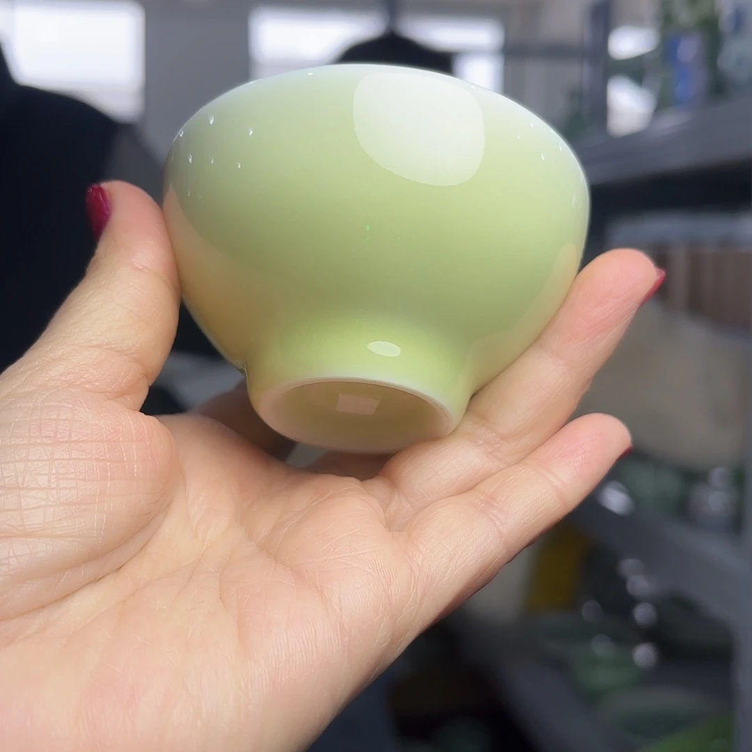 龙泉云间青瓷小米茶器