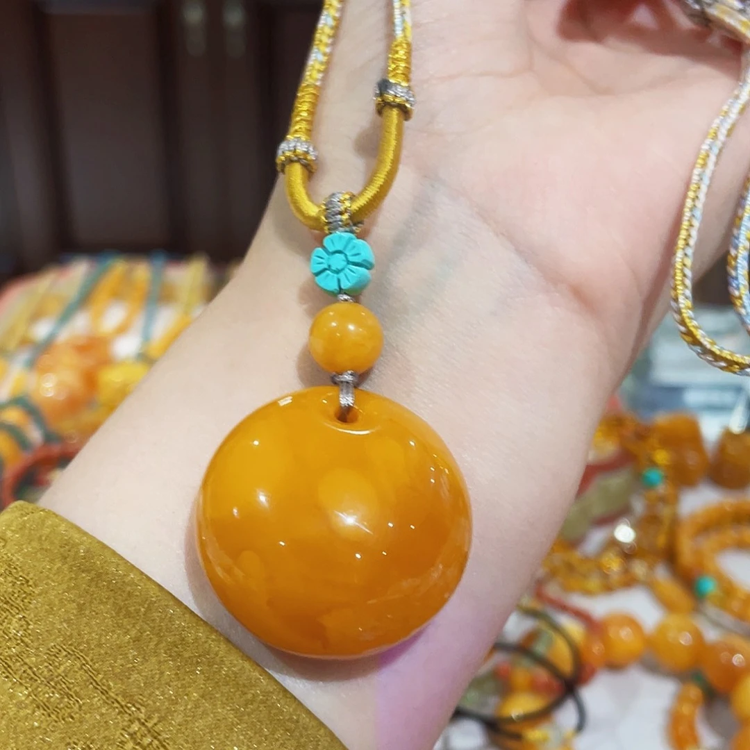 未镶嵌蜜蜡手链手串