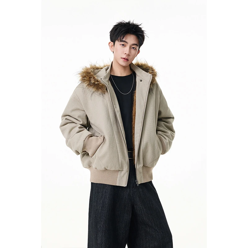 凌君studio银狐可拆卸解构座山雕连帽水洗军帆布夹克男女外套