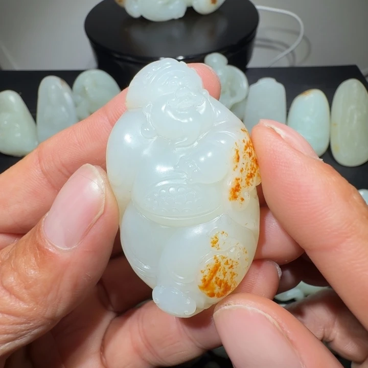 颈饰未镶嵌和田玉韶****留