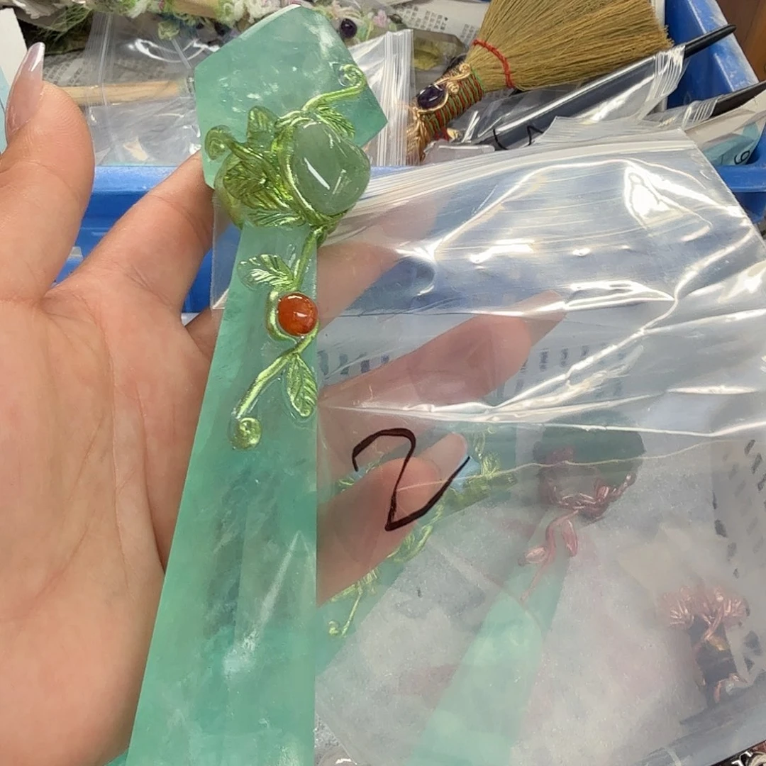 烟晶手链未镶嵌安****s萤石