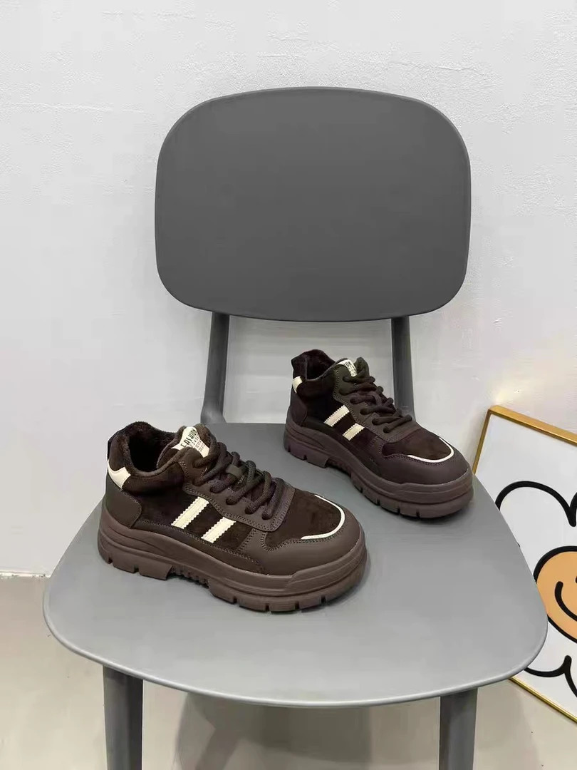 【鞋爱】1990-1软底加厚高帮板鞋冬款保暖鞋