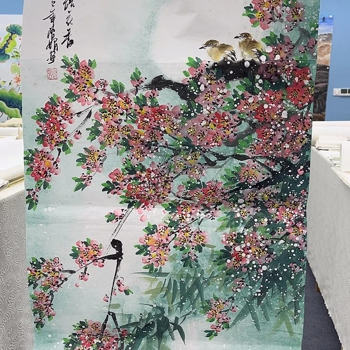 国画纯手绘国画作品