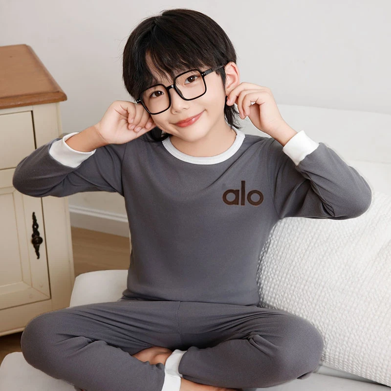 2025新款德绒居家服秋装儿童套装透气秋衣秋裤两件套宝宝休闲套装