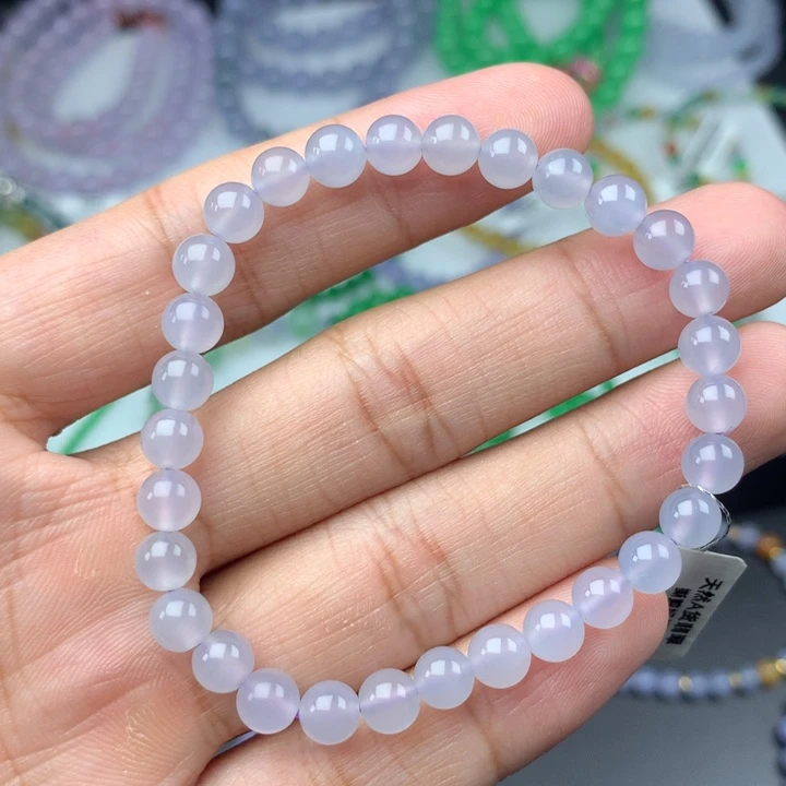 翡翠未镶嵌毛衣链