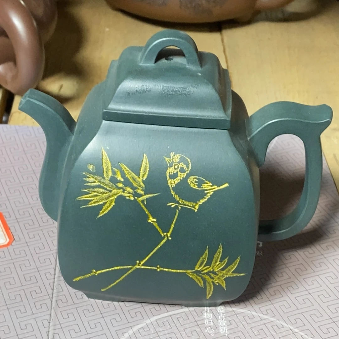 茶壶紫砂白24 四方汉方