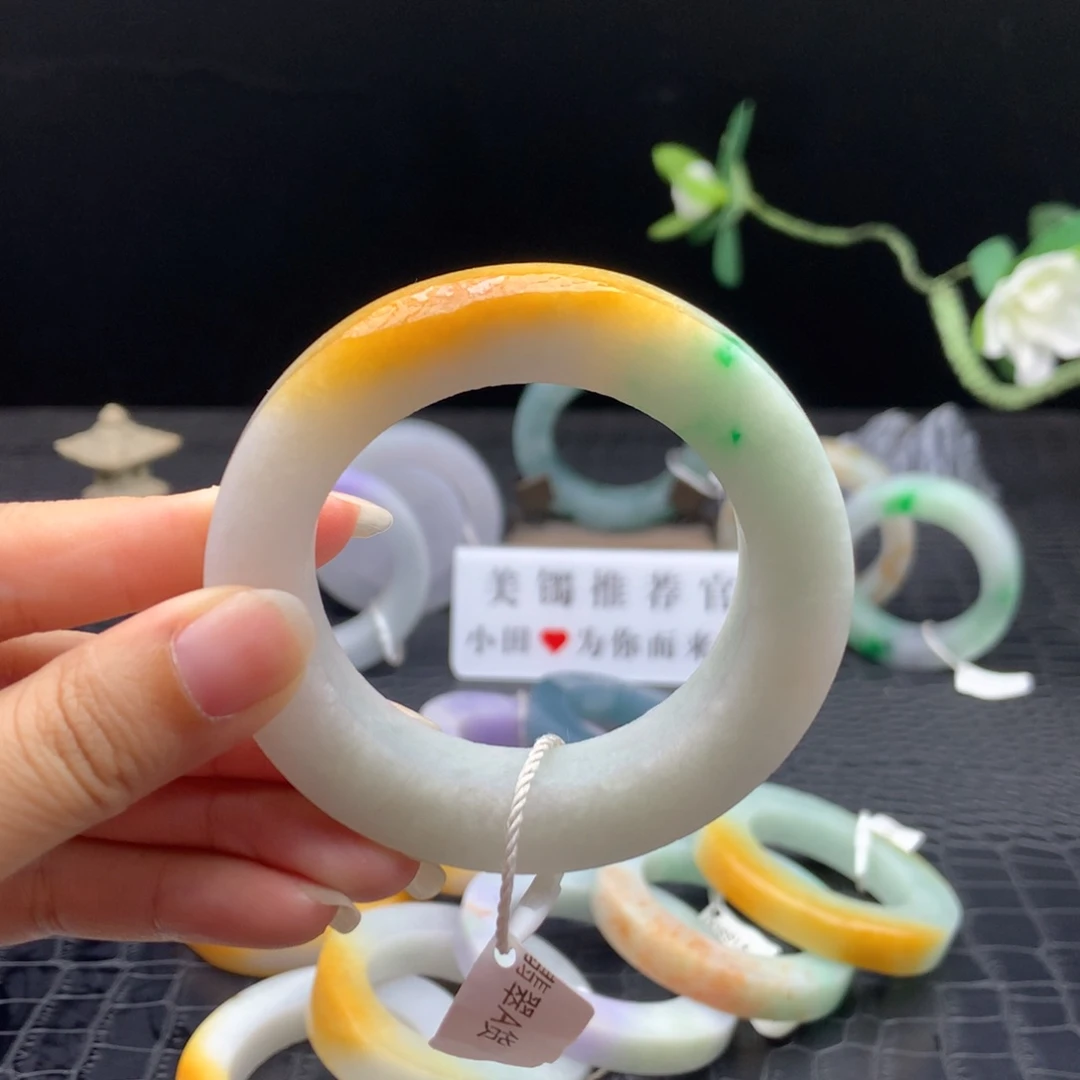 定制翡翠手镯翡翠定制未镶嵌