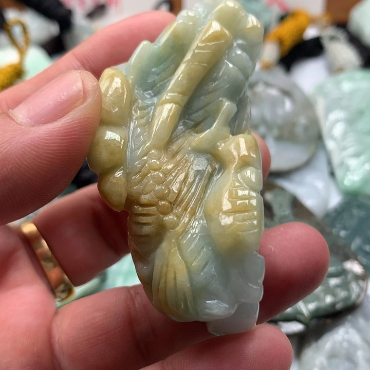 颈饰未镶嵌翡翠保真天然a货翡翠