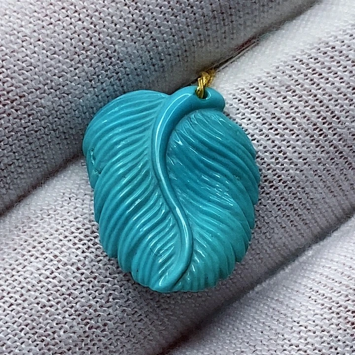 绿松石未镶嵌天然原矿 地大质检