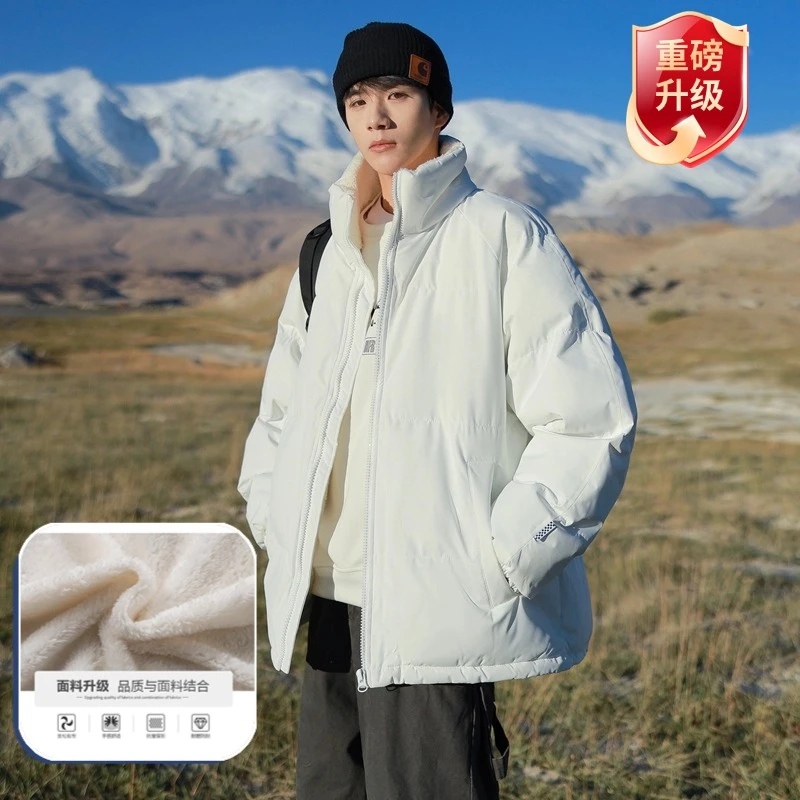 高品质新款秋冬季棉服立领加厚棉衣宽松韩版潮流时尚百搭男女外套